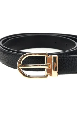 Cintura nero con fibbia First lady WIS 0149 B