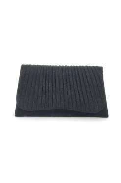 Clutch da sera nero effetto conchiglia COVERI COLLECTION SERA 099