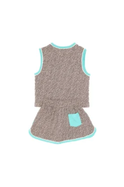 Completo Beige Con Fantasia Animalier Pitt Kids PT-K-SE-7001