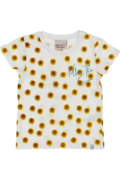 Completo T-shirt e Pantaloncini Grazie Mamma 03049 Bianco e Blu