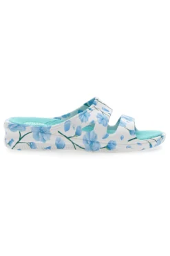 Coveri Worls 36 Blaue Gummipantoffeln