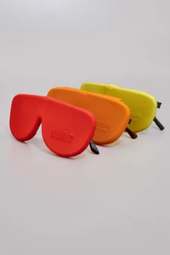 Custodia Salva Occhiali arancione in silicone pieghevole Indigeno Metropolitano Glasses Holder 5