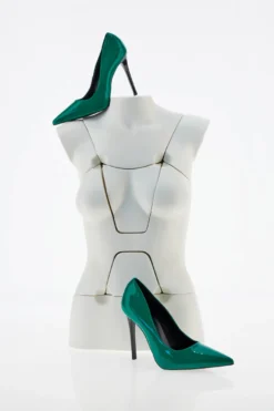 Décolleté a Punta Pittarello Elite 193 Green in vernice