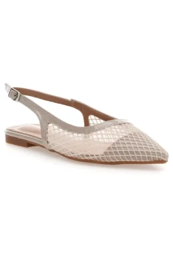 Décolleté beige con cinturino posteriore Le havre XQJ52012