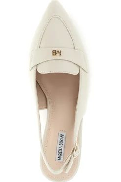 Décolleté beige con cinturino slingback tacco medio Burani 51101c794