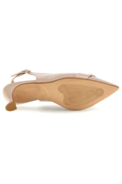Décolleté beige in vera pelle con dettaglio decorativo Francesca Gritti P0501