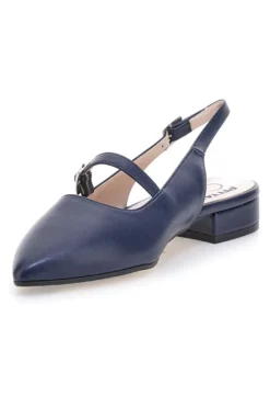 Décolleté da donna blu con cinturino slingback Pittarello Glam 3888