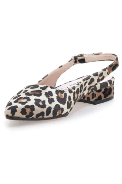 Décolleté da donna leopardato con cinturino slingback Pittarello Glam 3883
