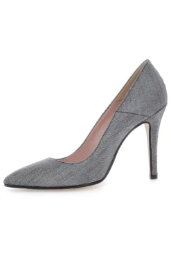 Décolleté grigio scuro glitter con tacco alto Pittarello Romantic 5423