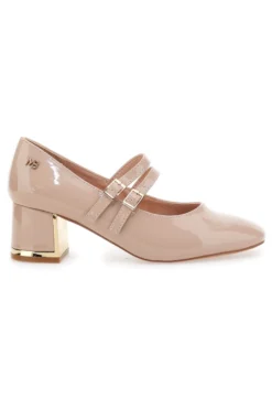 Décolleté Mary Jane Beige con Tacco a blocco MARIELLA BURANI 50810514