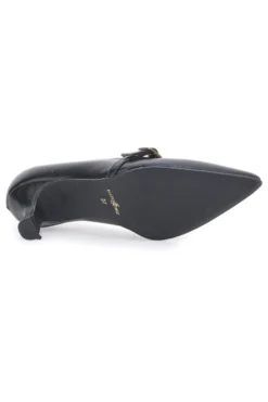 Décolleté Nere A Punta Con Tacco Basso Pittarello Elite 6070