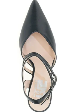 Décolleté Nere con Cinturini e Tacco a Rocchetto PITTARELLO LOVE 251