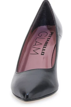 Décolleté nere punta affusolata effetto opaco Pittarello glam 6370