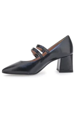 Décolleté Nero con doppio cinturino Pittarello class 775