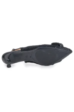 Décolleté Nero slingback tacco medio Le havre Paris 63181