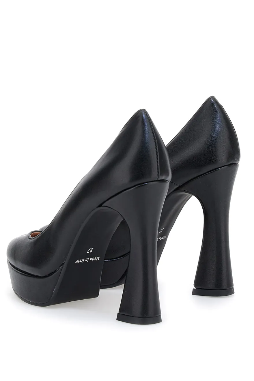 Décolleté Plateau Pittarello Glam 7801 Nere