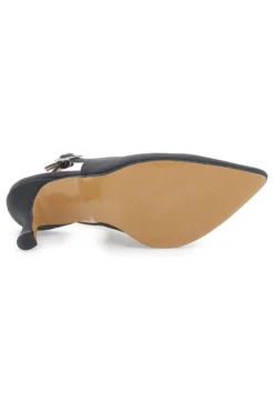 Décolleté Slingback Nere Con Glitter Pittarello Vogue 487