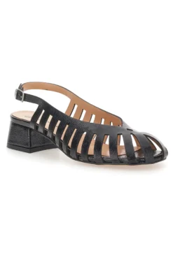Décolleté Slingback Nere Con Tacco Basso e Punta Chiusa PITTARELLO COUTURE 3906