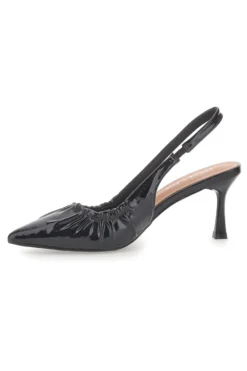 Décolleté Sling-back Nere Con Tacco First Lady P593