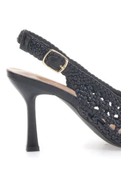 Décolleté Sling-back Nero First Lady P588