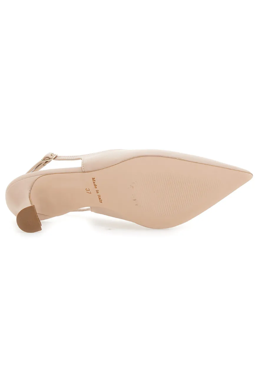 Décolleté Slingback Nude a Punta PITTARELLO GLAM 3793/R