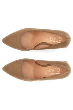 Décolleté tacco a Campana Pittarello Glam 3701 Camel