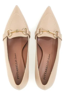 Decolleté Nude Con Tacco Basso Pittarello Couture A58