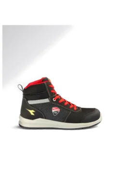 Diadora Speedy Mid S3S Schwarze wasserabweisende mittelhohe Sicherheitsschuhe