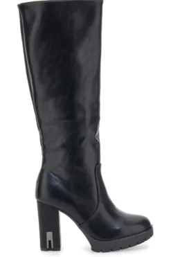 Die ersten schwarzen Stiefel mit hohen Absätzen H262538