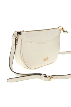 Elfenbeinfarbene Tasche mit verstellbarem Schulterriemen Basile BA12093DOL