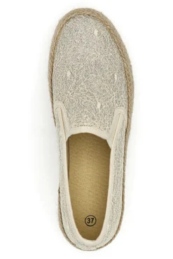 Espadrillas Beige con Pizzo Energy 132
