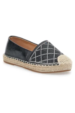 Espadrillas Plocadi 8055 Nere con strass