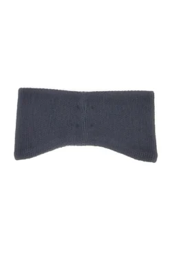 Fascia in maglia nera con logo Tommy Jeans Heritage Core