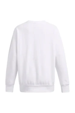 Felpa Bianca Girocollo Senza Cappuccio Under Armour Essential Fleece