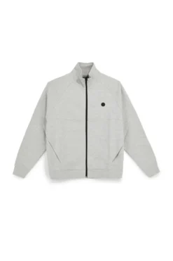 Felpa grigia con zip e collo alto Boardman Alpha pt-m-t-9072