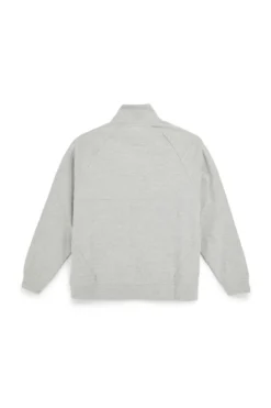 Felpa grigia con zip e collo alto Boardman Alpha pt-m-t-9072