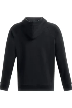 Felpa Nera Con Cappuccio Under Armour Rival Fleece Hoodie