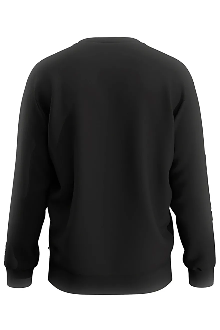 Felpa nera con tasca frontale e girocollo Joma Urban Street Sweatshirt