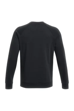 Felpa Nera Girocollo Under Armour Rival Fleece Crew