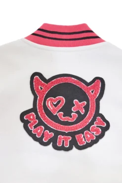 Felpa varsity bicolor con interno felpato Pitt Kids PT-KF-8006