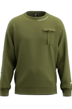 Felpa verde con tasca frontale e girocollo Joma Urban Street Sweatshirt
