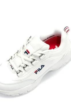 Fila STRADA Teens Chunky Sole White Sneakers