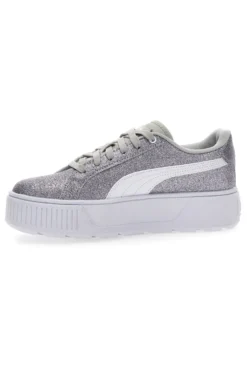 Flatform Karmen Glitz Silver Glitter Sneakers