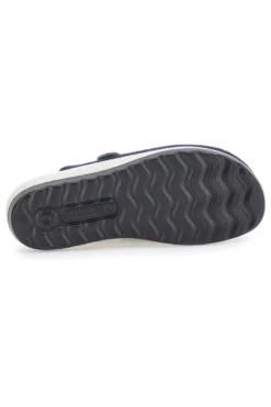 Fly Flot 90440W68FR Blaue Hausschuhe mit verstellbarer Schnalle und zweifarbiger Sohle