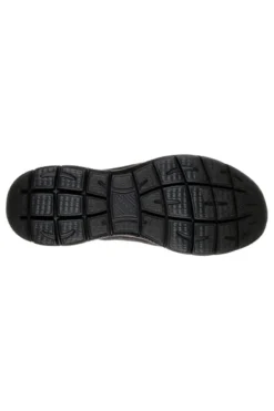 Forton Skechers Memory Foam Summits Schwarze Slip-On-Sneaker