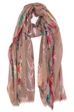 Foulard Beige Da Donna GianMarco Venturi 62929