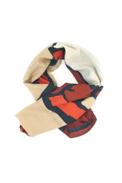 Foulard multicolore con motivo astratto Roncato 46,003,31