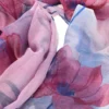 Foulard rosa con stampa floreale Laura Biagiotti 26s204-14