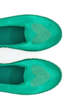Friulane Verdi con strass Pushy Wamp 210862