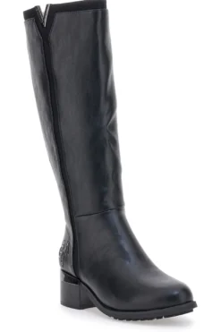 GIAN MARCO VENTURI SV0183 Hohe schwarze Stiefel